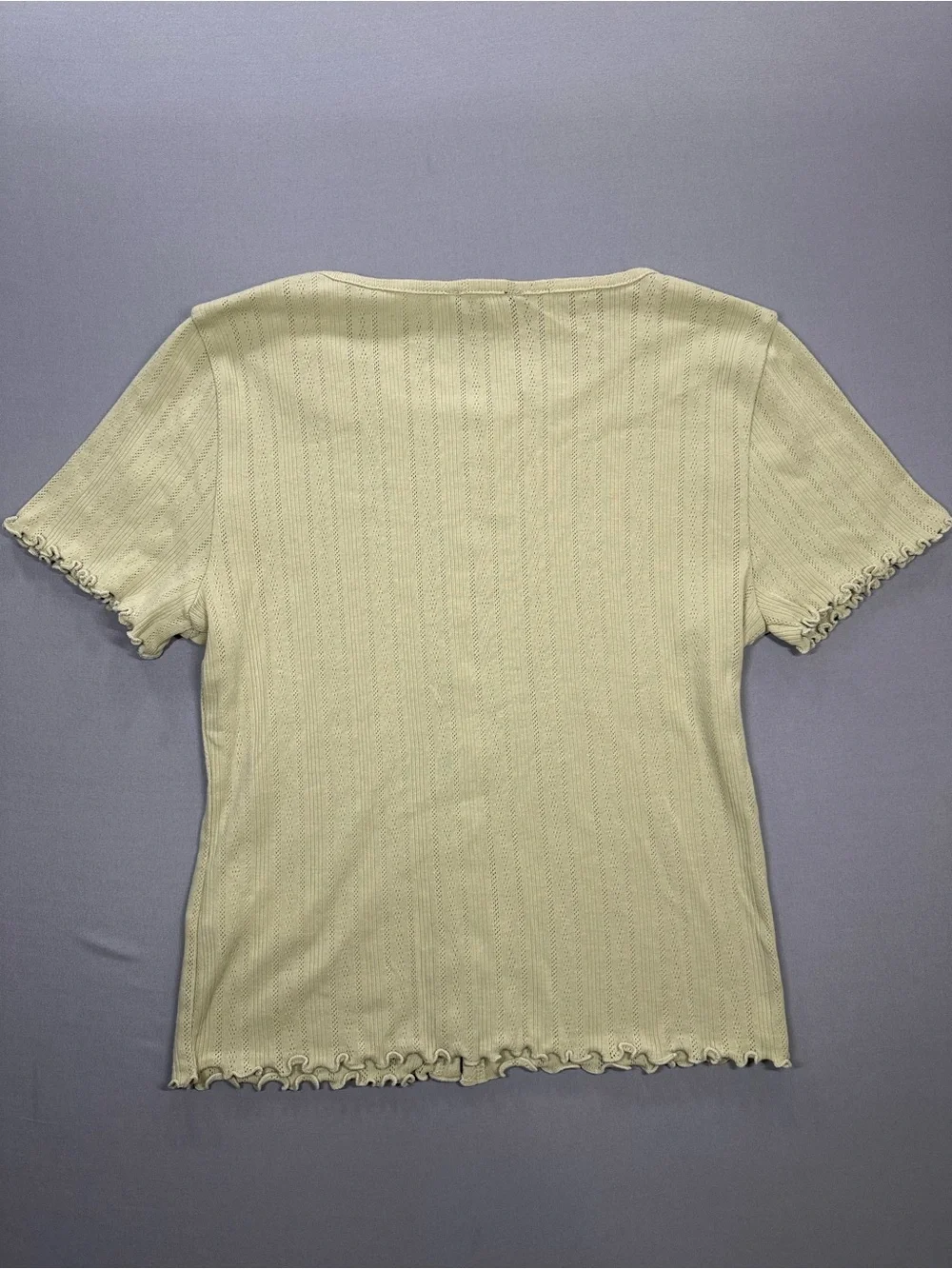 NWT J Crew Pointelle Short-Sleeve Knit Cardigan - Womens Small